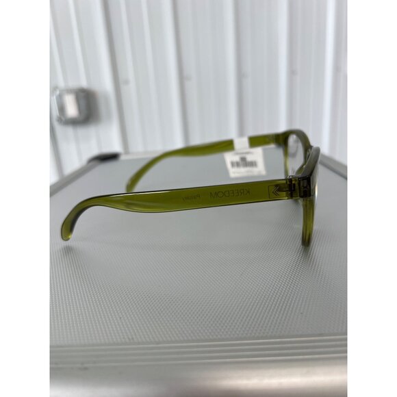 Kreedom Paisley 1 Lens Reader Glasses Green Patented Lens Technology Modern NEW - Picture 7 of 7